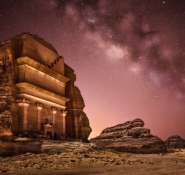 Galaxy,Milky,Way,At,Saudi,Arabia